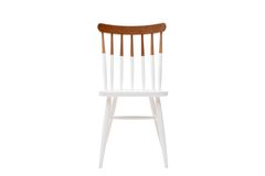 Venice Chair, White & Dark Wood