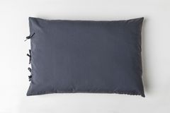 Cozy Double Side Washed Cotton Duvet Cover Set, Double Size, Dark Grey