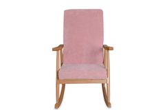 Asedia Trend Schommelstoel, Roze & Natuurlijke Kleur