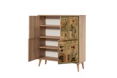 Madame Multifunctionele Kast met Houten Poten
