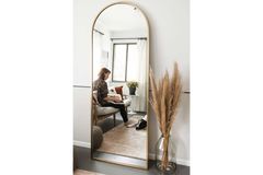 Lyn Home Full Length Mirror, 180 x 70 cm, Gold