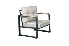 Merit Zwart Tuinbank, Grijs