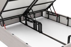 Luna Sage Boxspring Set, 160x200 cm, Grijs