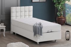 Tavira Letto Boxspringbedset, 90x200 cm, Wit