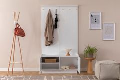 Henry Coat Rack, White