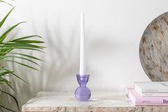 Moena Sparkle Kandelaar, Paars