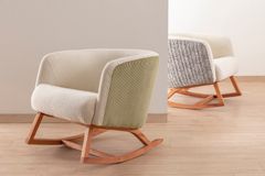 Ri̇cky Schommelstoel, Crème Groen