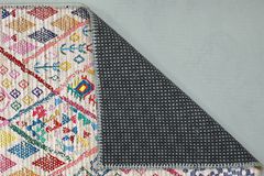Aida Boujdour Machinetapijt, 80x150 cm, Veelkleurig
