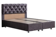 Vita Boxspringbedset, 180x200 cm, Grijs