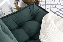 Mocca Opklapbare Fauteuil, Petrol