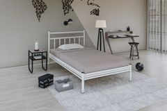 Lima Bedframe, 90x190 cm, Wit