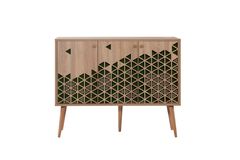 City Geometric Sideboard, Green