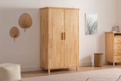 Ranch Houten Kledingkast met 2 Deuren