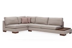 Tulip Hoekbank Rechts, Creme (Zonder pouf)