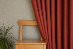 Massarelli Sabin Decoratief Gordijn, Geplooid, 60x260 cm, Steenrood