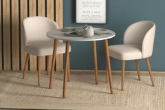 Davina Ronde Tafel, 90 cm, Wit