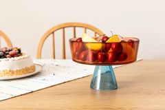 Conico Serving Bowl, 20 cm, Orange & Blue