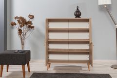 Multikabin Kleurenkast Met Houten Poot