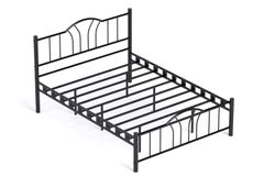 Bella Metalen Bedframe, 140x190 cm, Zwart