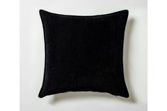Alina Velvet Cushion Cover, 50 x 50 cm, Black