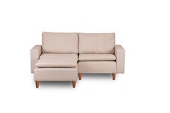 Pafu Lungo Mini-Hoekbank, Creme