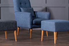 Zeny Poef, Donkerblauw