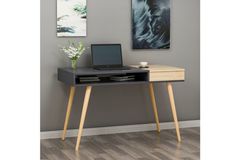 Loft Desk, Grey & Oak