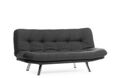 Pafu Hippo Linnen 3-Zitsbank Met Bed Functie, Donkergrijs