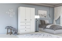 Metalia Spey Kledingkast met 3 Deuren en 3 Lades