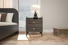 Tango Bedside Table, Anthracite