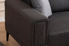 Horizont Hoekbank Rechts, Antraciet