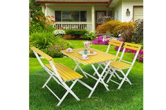 Prad Aller Garden Furniture Set, Yellow & White
