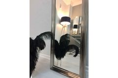 Mone Staande Spiegel, 40x105 cm, Chroom