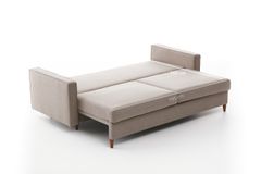 Eva-Serie 3-Zitsbank Met Bed Functie, Crème
