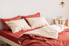 Luna Simply Colors Dekbedovertrekset van Gewassen Katoen, Poeder, Tweepersoons