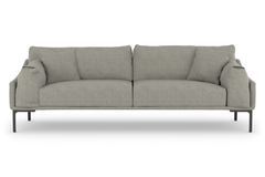 Leo Three Seater Sofa, Taupe