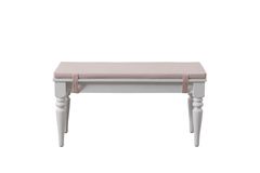 White Bank Roze Kussen, 95 Cm