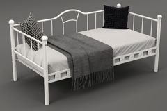 Camelia Metalen Bedbank, 90x200 cm