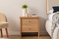 Luna Pandia Nachtkastje, Eik