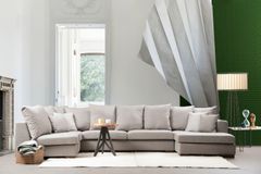 Grande Hoekbank Rechts, Beige