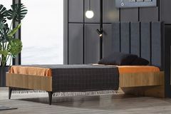 Colosseum Bedframe, 100x200 cm, Walnoot