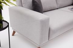 Lego 3-Zitsbank met slaapfunctie, Grijs