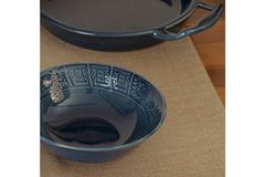 Massarelli effen linnen loper, beige