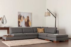 Tulip Hoekbank Rechts, Antraciet (Zonder pouf)