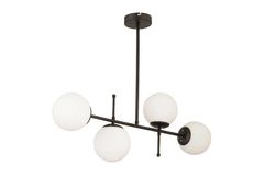 Apliqa Gael Vier Kroonluchter, Zwart