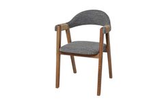 Loop Houten Stoel, Antraciet