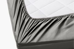 Mono Hoeslaken, 160x200 cm, Grijs