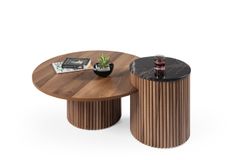 Moon Coffee Table, Walnut