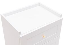 Henry Nachtkastje, 2 Laden, Wit