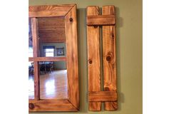 Wood Rustieke Spiegel, 50x65 cm, Bruin